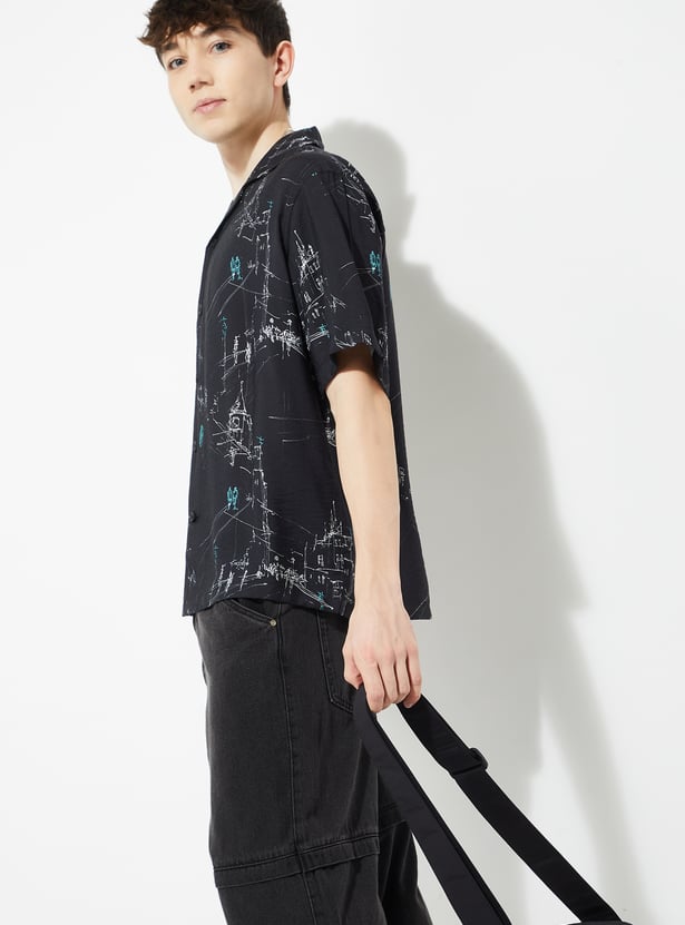 URB_N Men Printed Resort Shirt