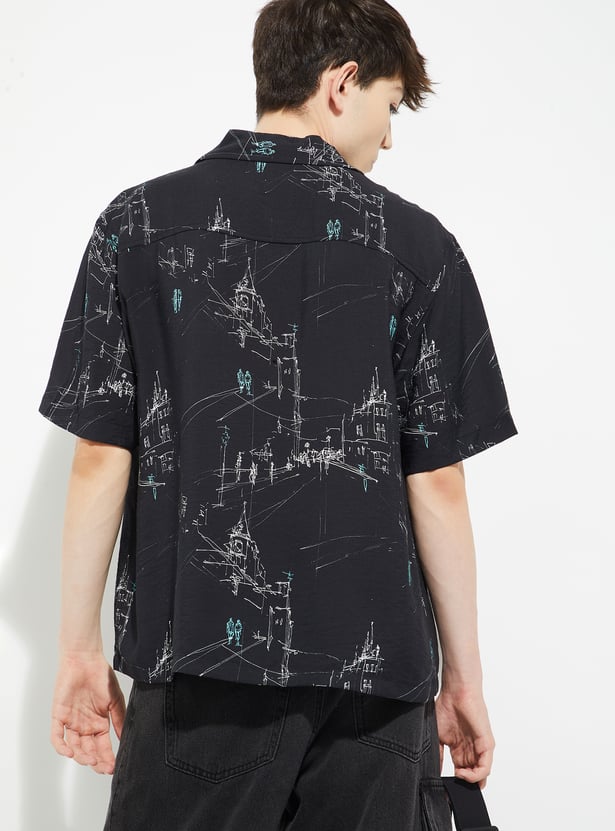 URB_N Men Printed Resort Shirt