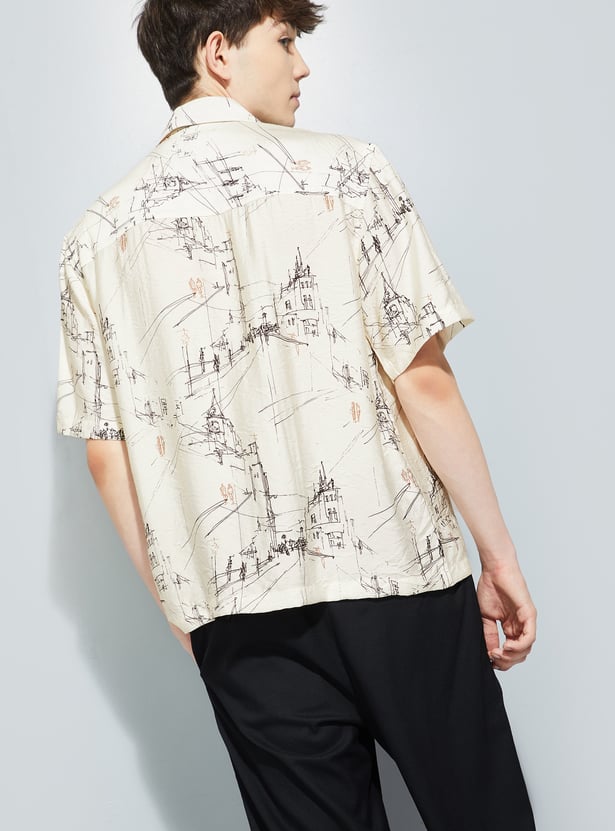 URB_N Men Printed Resort Shirt