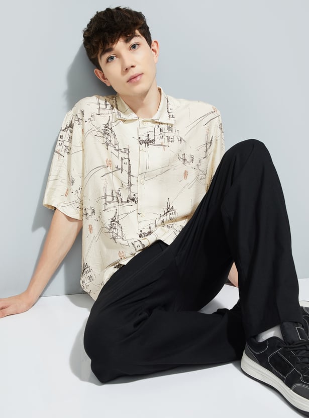 URB_N Men Printed Resort Shirt