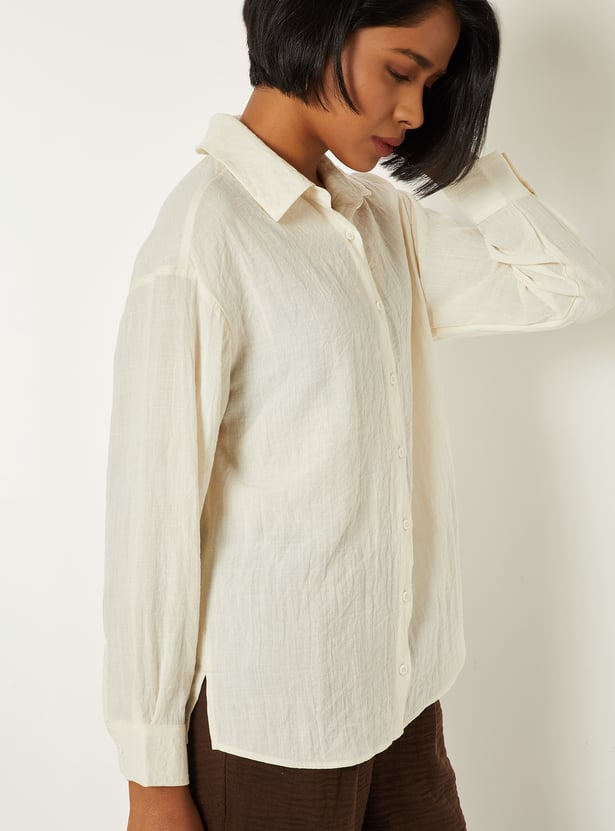 Women Textured Shirt