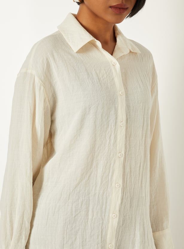Women Textured Shirt