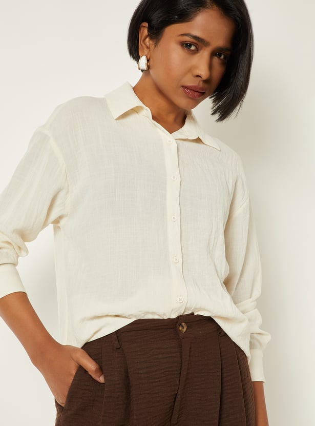 Women Textured Shirt
