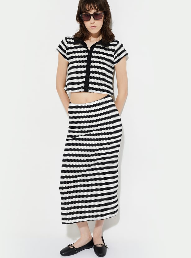 URB_N Women Knit Crop Top
