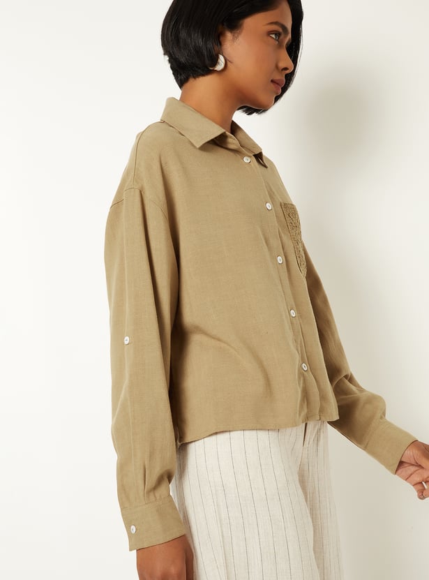 Women Solid Shirt