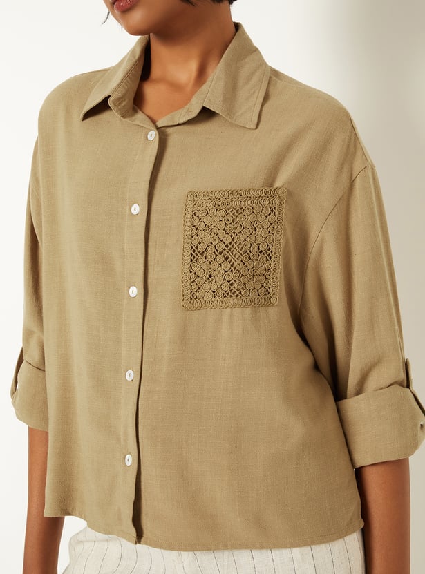 Women Solid Shirt