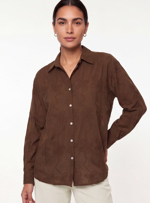 Women Embroidered Shirt
