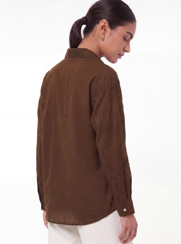 Women Embroidered Shirt