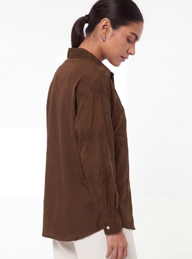 Women Embroidered Shirt