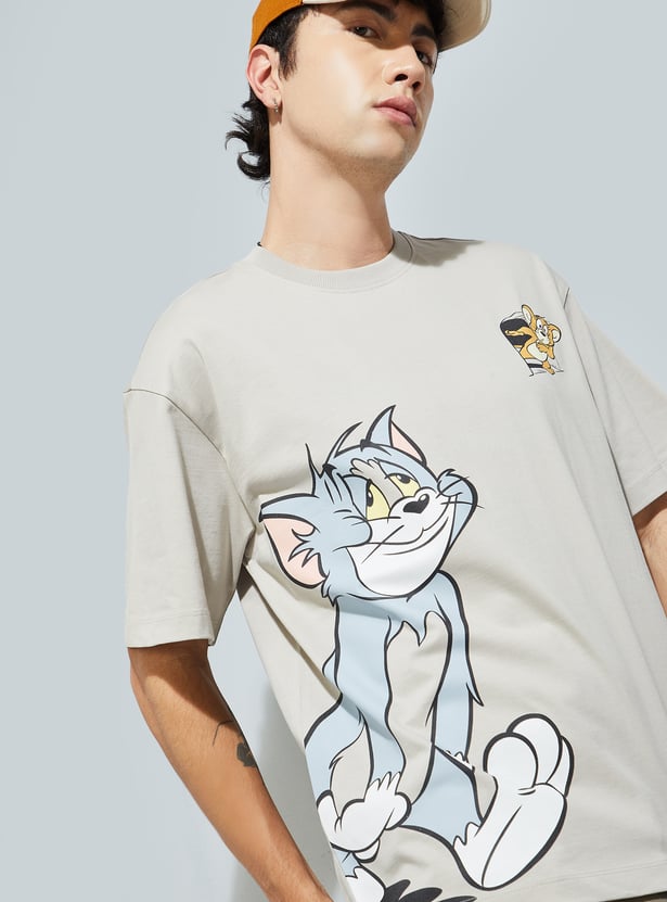 URB_N Men Tom & Jerry Oversized T-shirt