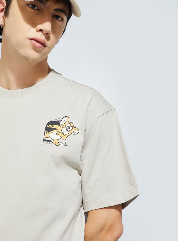 URB_N Men Tom & Jerry Oversized T-shirt