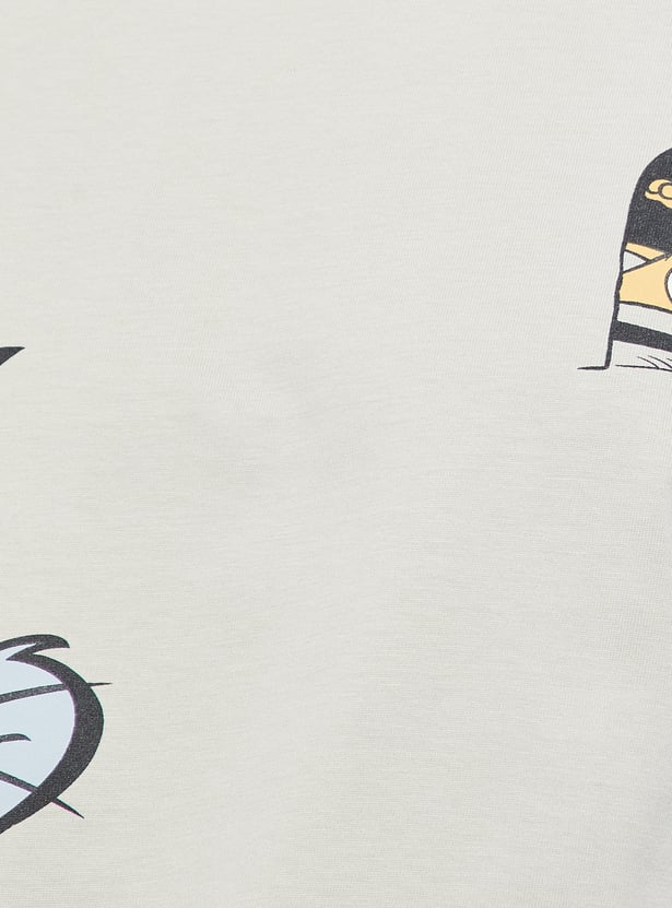 URB_N Men Tom & Jerry Oversized T-shirt