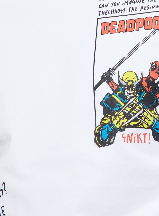 URB_N Men Deadpool Oversized T-shirt