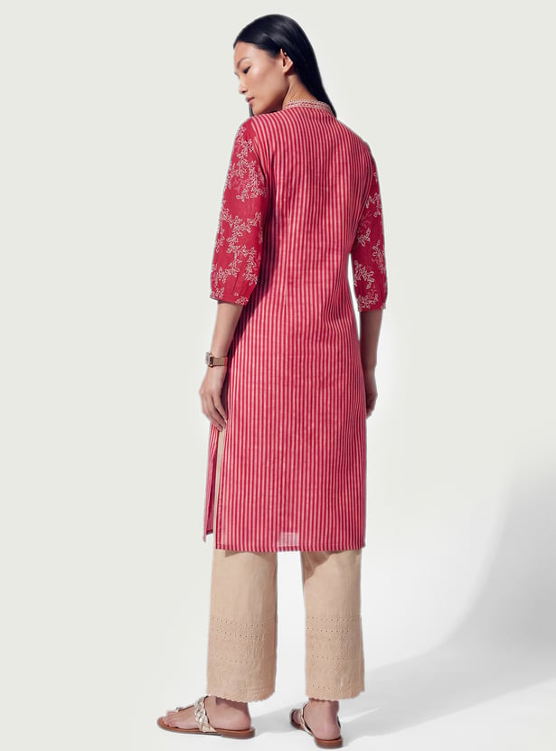 Women Printed Straight Kurta