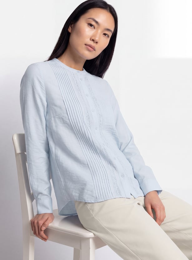 Women Pintuck Blouse