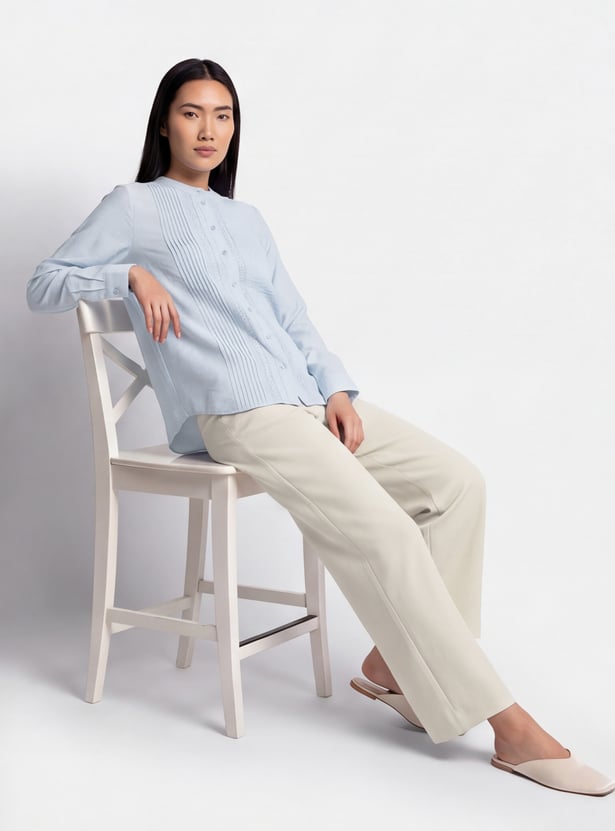 Women Pintuck Blouse
