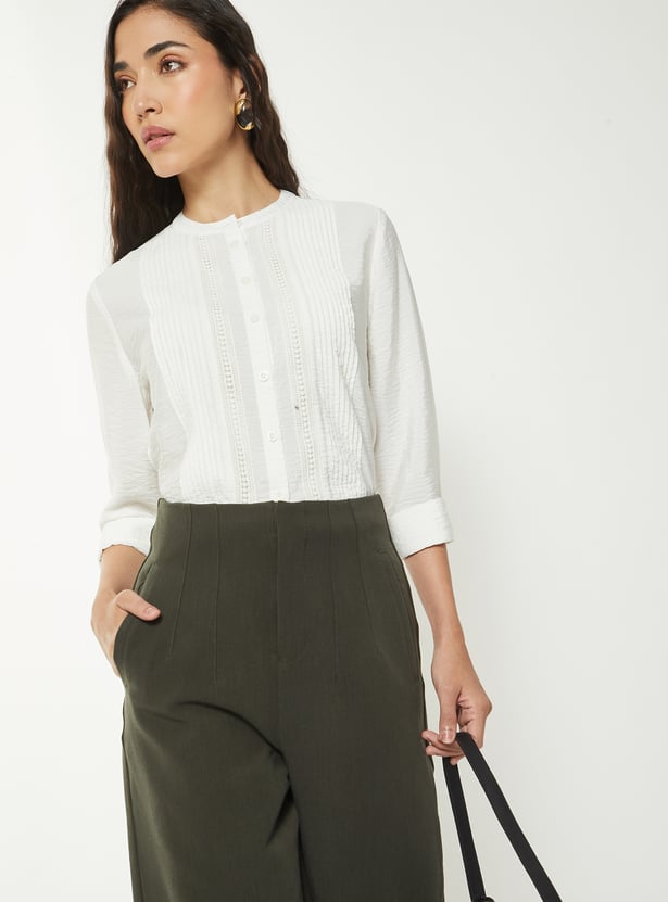 Women Pintuck Blouse