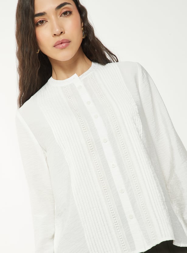 Women Pintuck Blouse