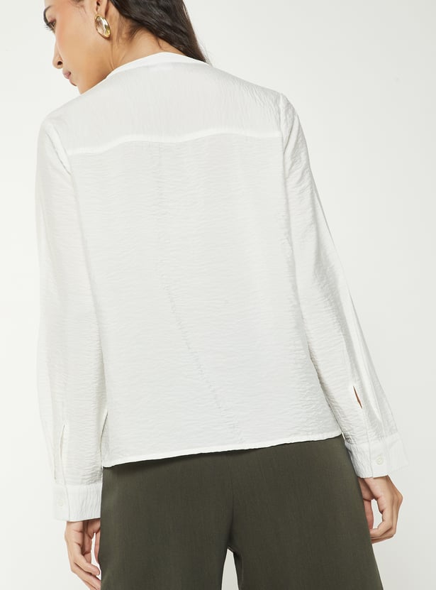 Women Pintuck Blouse