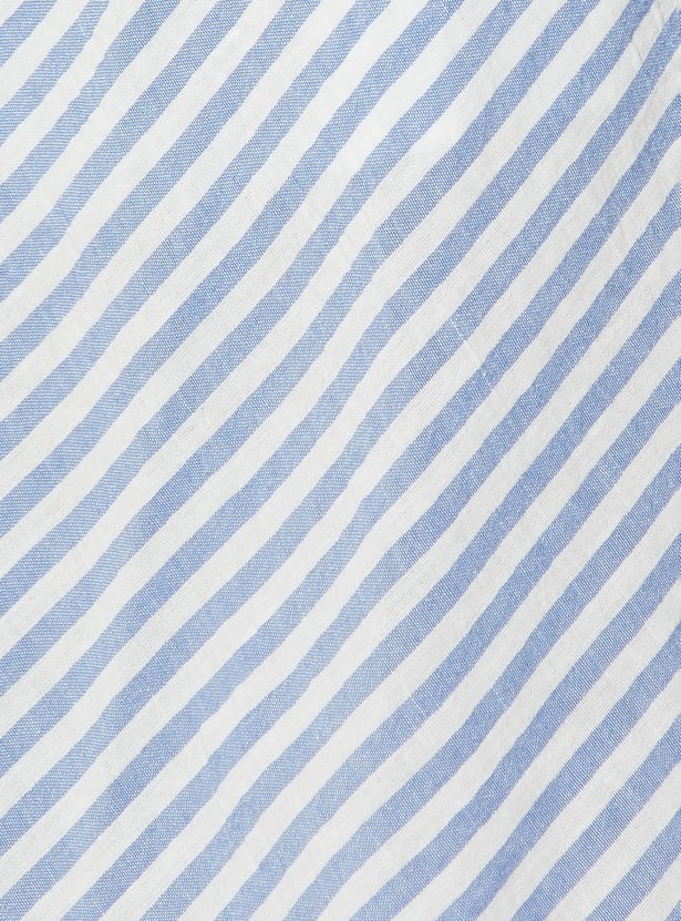 Women Striped A-line Skirt