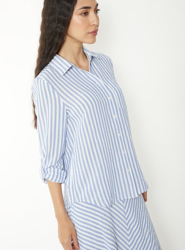 Women Striped Shirt