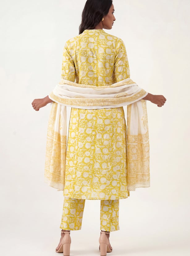 Women Printed A-line Kurta Set