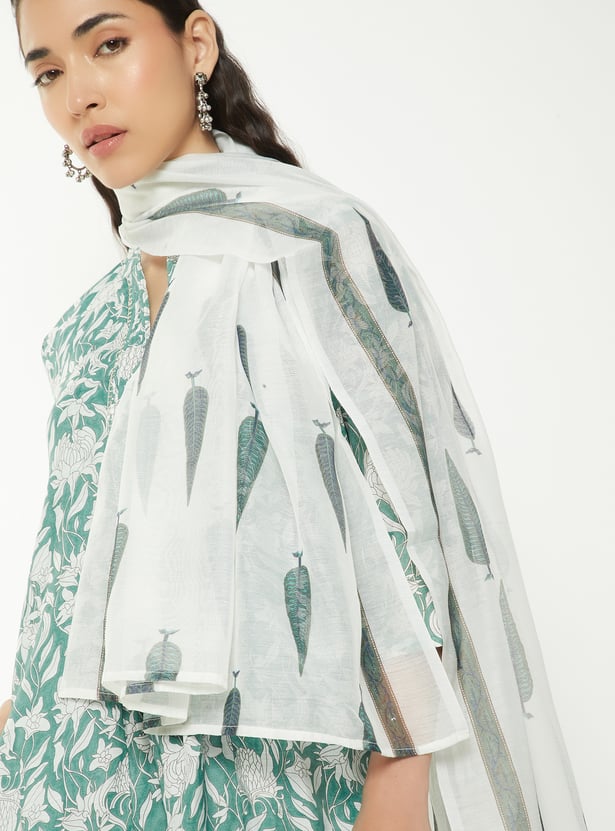 Women Floral Print Straight Kurta Set