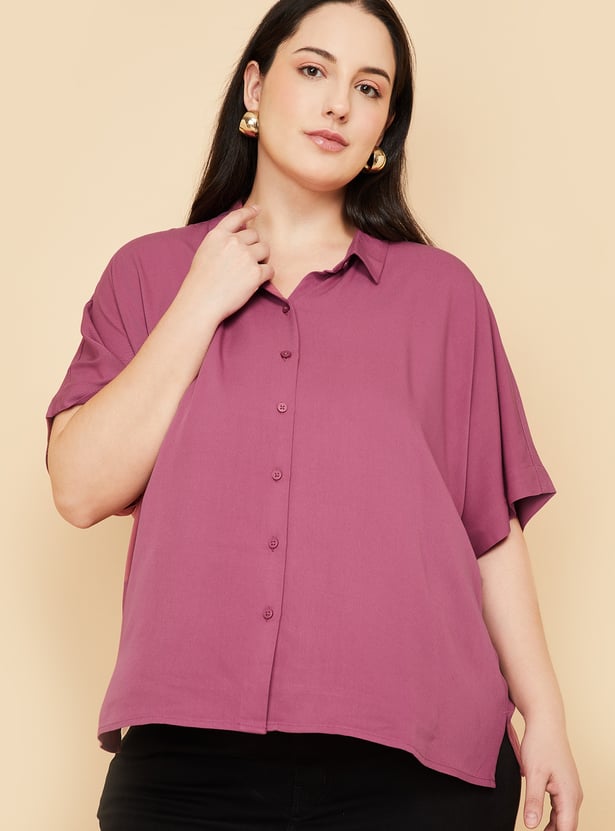 Women Solid Regular Fit Shirt