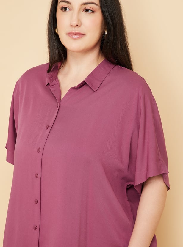 Women Solid Regular Fit Shirt