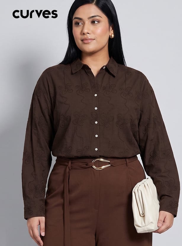 Women Embroidered Shirt