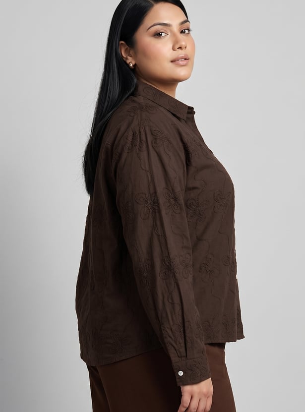 Women Embroidered Shirt