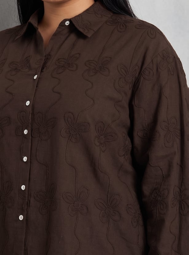 Women Embroidered Shirt