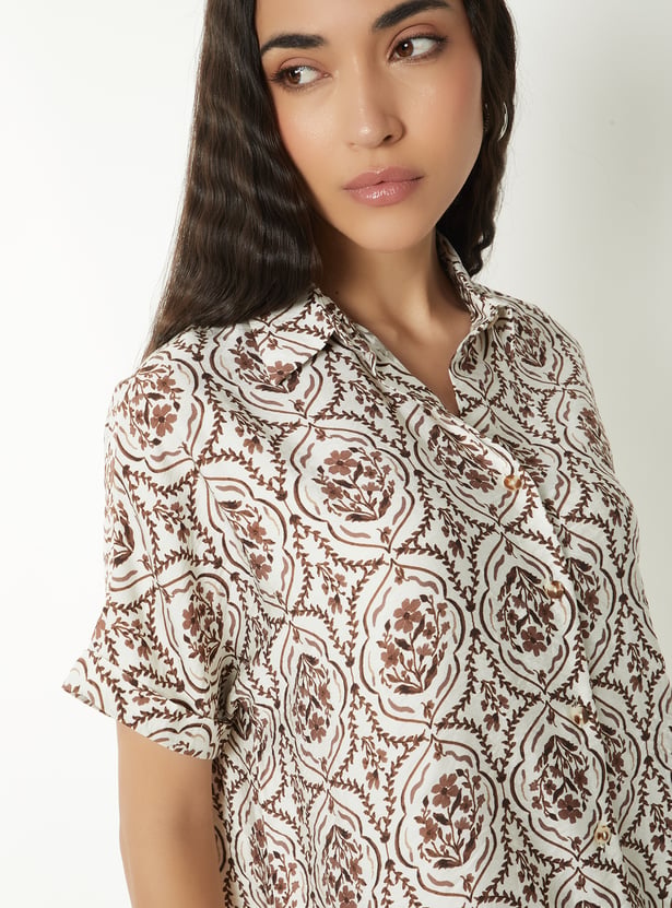 Women Printed Regular Fit Shirt