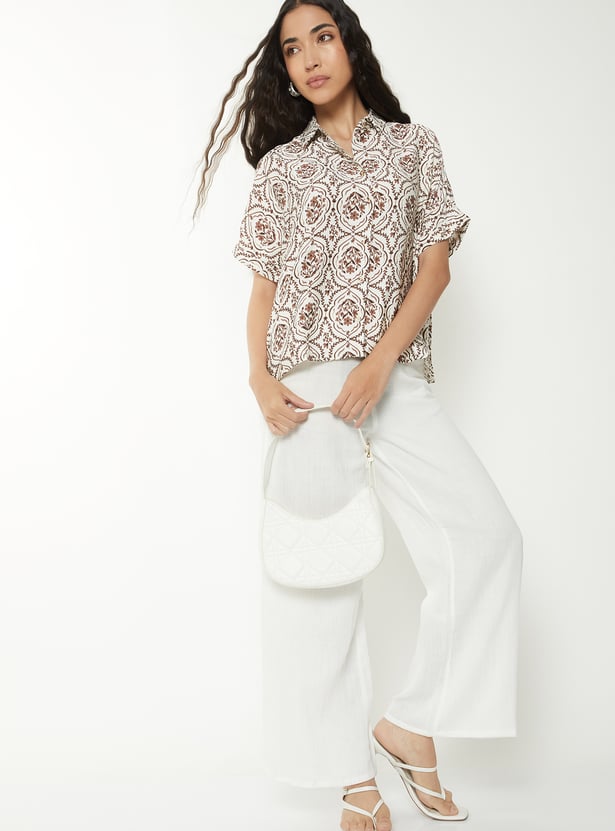 Women Printed Regular Fit Shirt