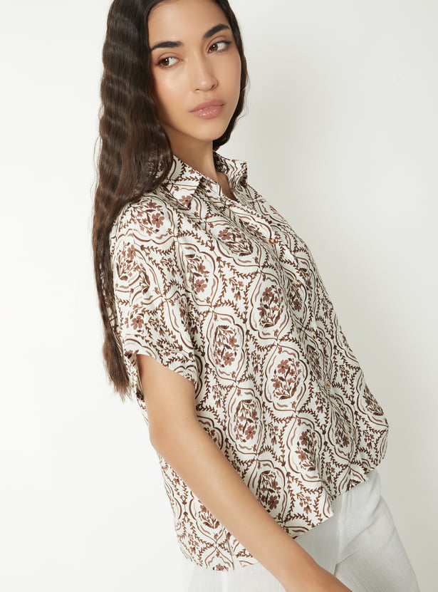 Women Printed Regular Fit Shirt