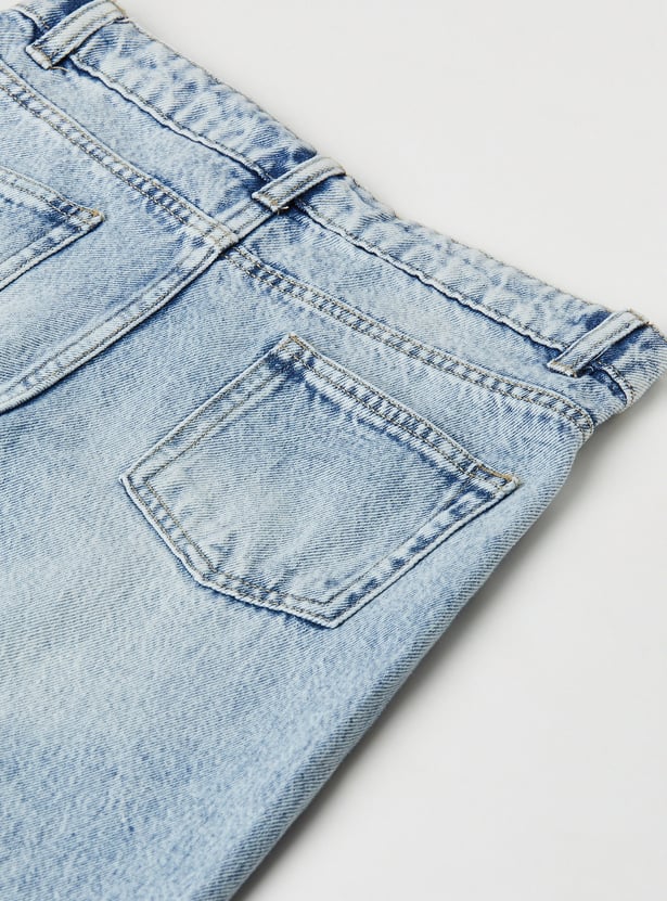 Boys Printed Loose Fit Jeans