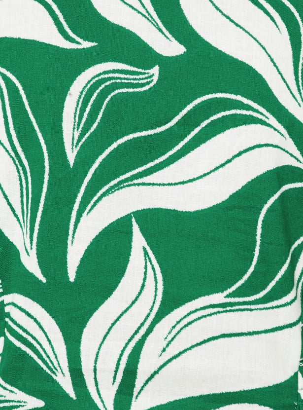 Women Printed Shirt Dress