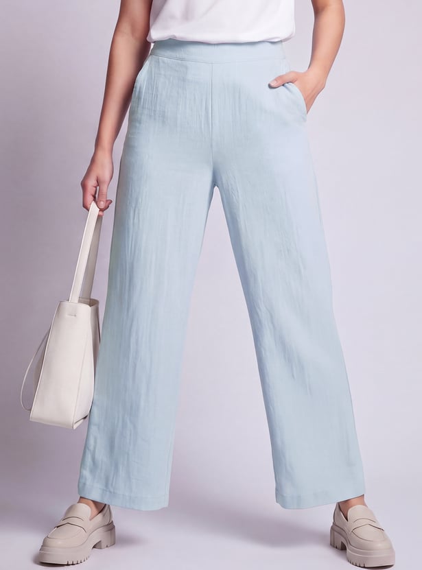 Women Solid Trousers