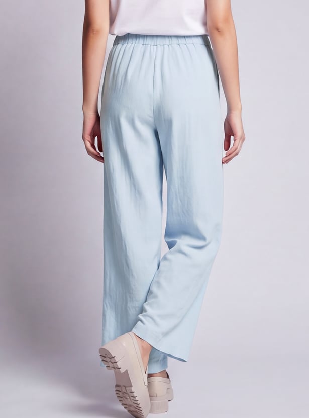 Women Solid Trousers