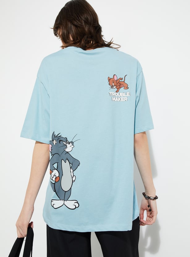 URB_N Women Tom & Jerry Oversized T-shirt