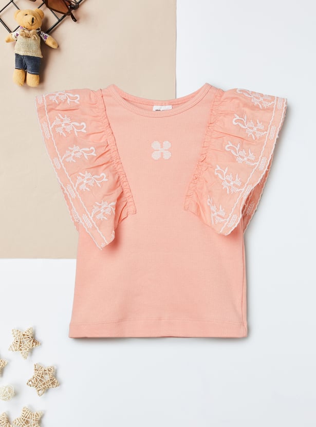 Girls Embroidered Top