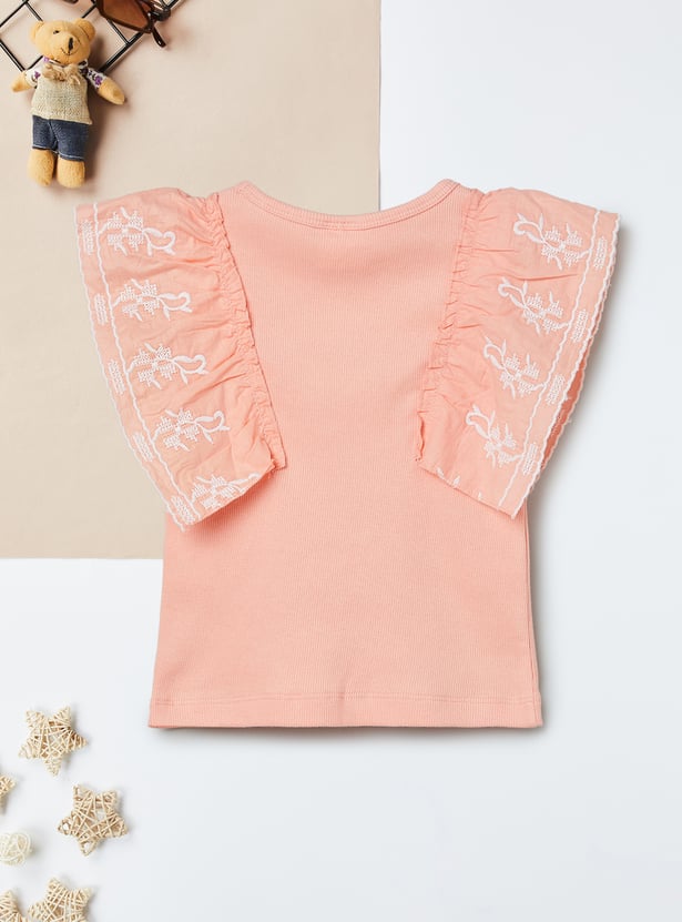 Girls Embroidered Top