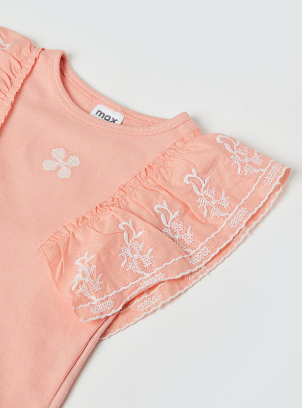 Girls Embroidered Top