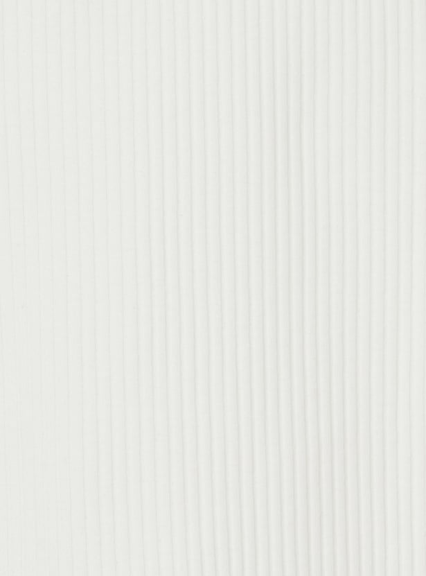 Girls Embroidered Ribbed Top
