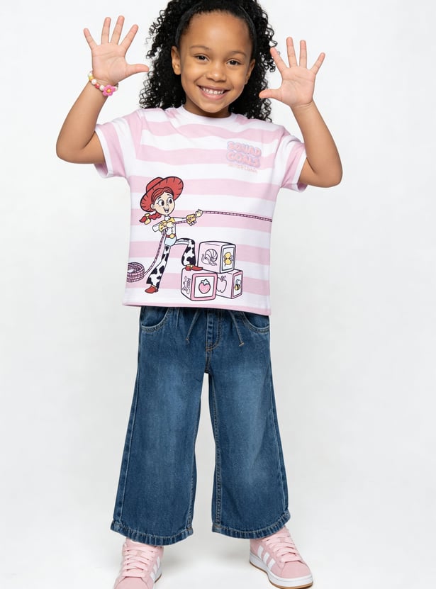 Girls Toy Story Striped T-shirt