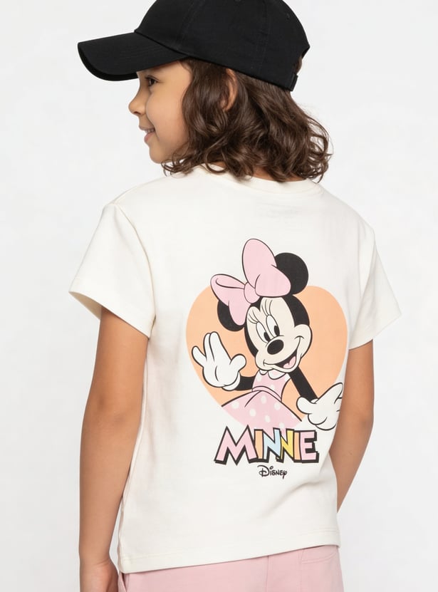 Girls Minnie Mouse Shorts Set