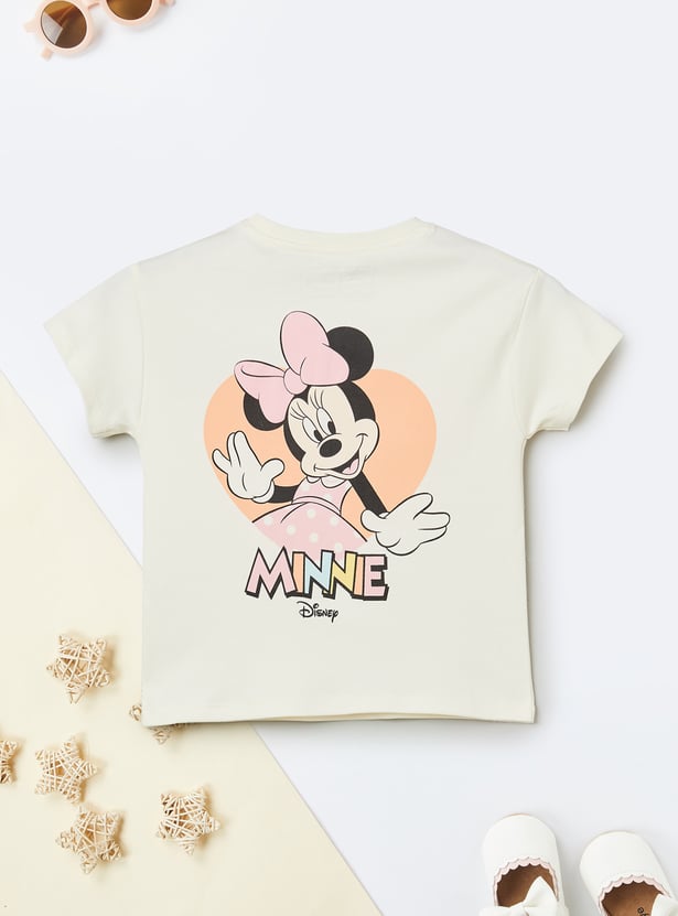 Girls Minnie Mouse Shorts Set