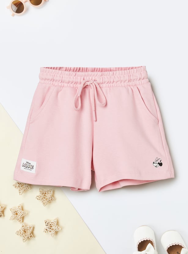 Girls Minnie Mouse Shorts Set