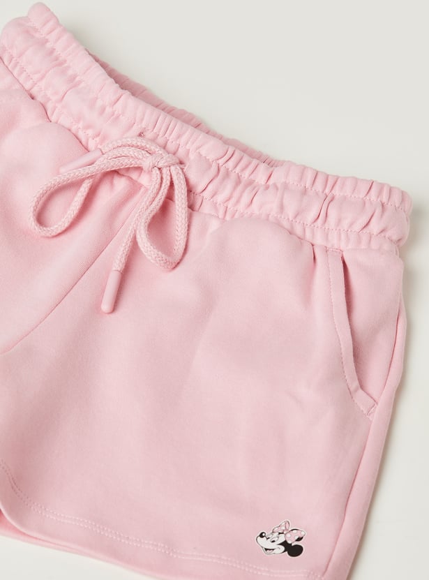 Girls Minnie Mouse Shorts Set