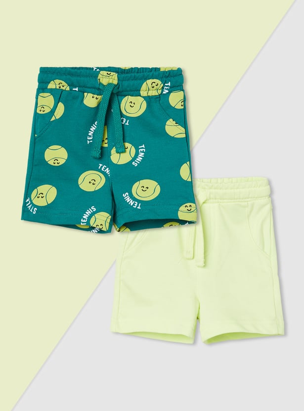 Boys Assorted Shorts - Pack of 2